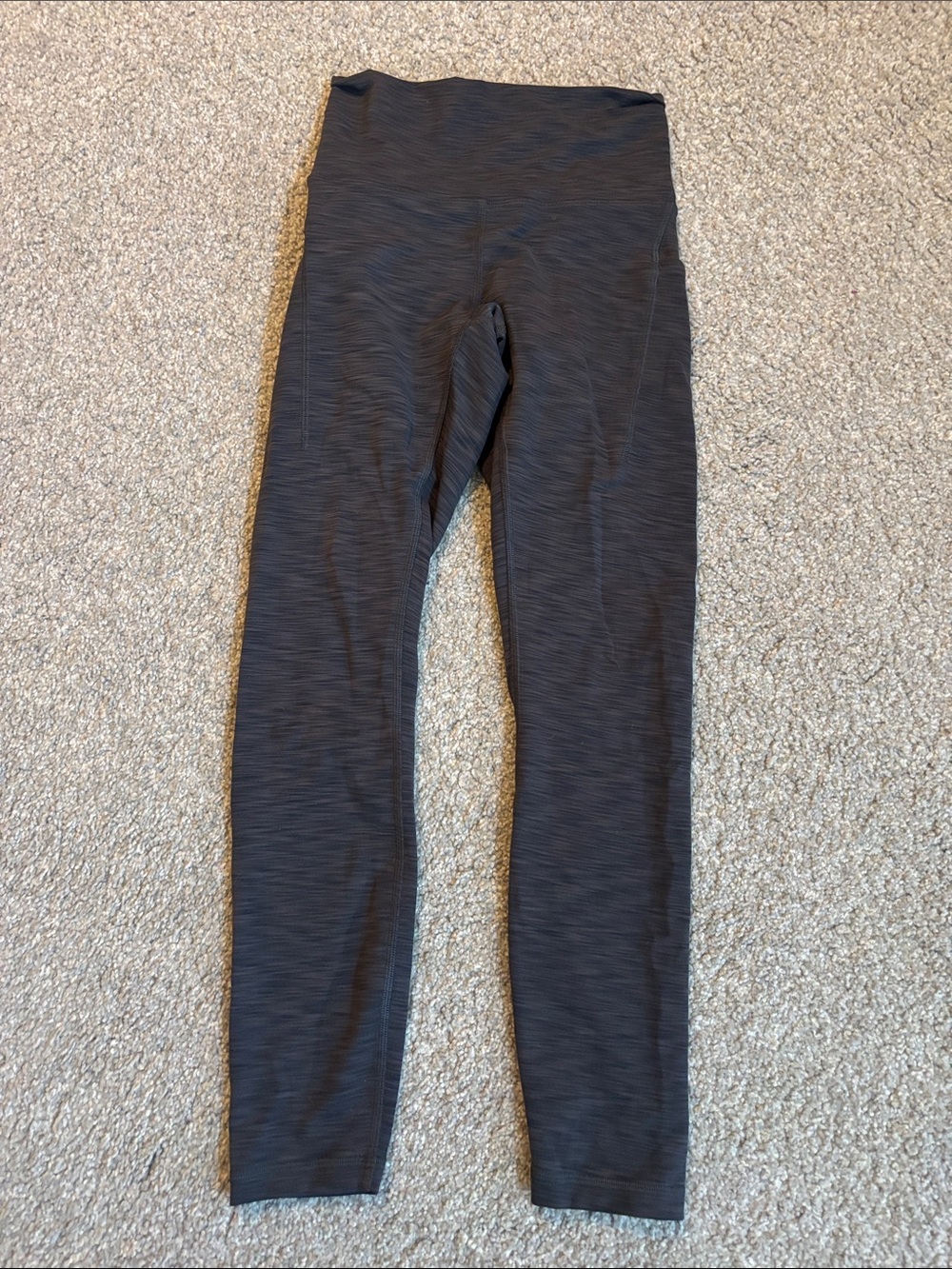 lululemon athletica Women's High-Rise Charcoal Gray Leggings size 4
